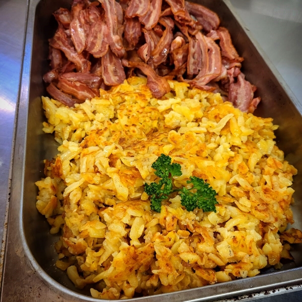 Brunch Rösti mit Speck